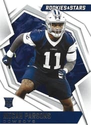2021 Panini Rookies & Stars Base Set Micah Parsons #178 card