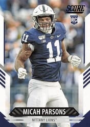 2021 Score Base Set Micah Parsons #350 card