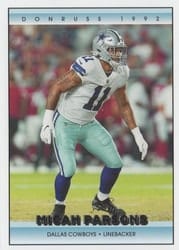 2022 Donruss Retro 1992 Micah Parsons #38 card