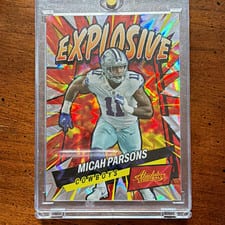2022 Panini Absolute Explosive Micah Parsons #E33 card