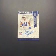 2022 Panini Impeccable Award Winners Autographs Micah Parsons #AWA-MP card