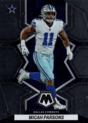 2022 Panini Mosaic Base Set Micah Parsons #55 card