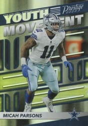 2022 Panini Prestige Youth Movement Micah Parsons #YM-13 card
