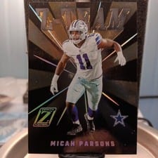 2022 Zenith Autographs Micah Parsons #15 card