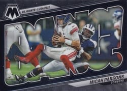 2023 Panini Mosaic Bang! Micah Parsons #B-MP card