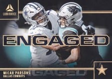 2024 Panini Luminance Engaged Micah Parsons #ENG-MPS card