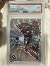 2024 Panini Zenith Zoom Red Micah Parsons #9 card