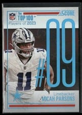 2024 Score Top 100 Micah Parsons #9 card
