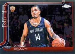 2025-26 Topps Chrome Base Set Micah Peavy #291 card