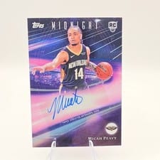 2025-26 Topps Midnight Rookie Horizon Signatures Micah Peavy #RHS-MP card