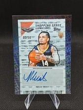 2025-26 Topps Shopping Spree Signatures Micah Peavy #SSA-MP card