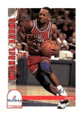 1992-93 Hoops Base Set Michael Adams #230 card