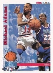 1992-93 Hoops Base Set Michael Adams #293 card
