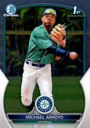 2023 Bowman Chrome Prospects Michael Arroyo #BCP-63 card