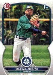 2023 Bowman Prospects Michael Arroyo #BP-63 card