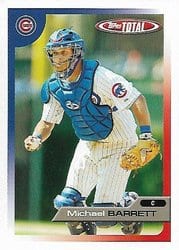 2005 Topps Total Base Set Michael Barrett #63 card