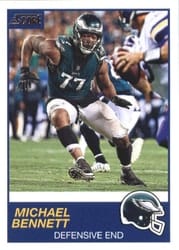 2019 Score Base Set Michael Bennett #189 card