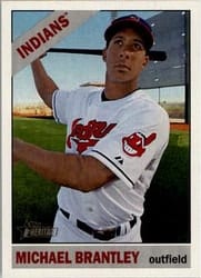 2015 Topps Heritage Base Set Michael Brantley #150 card