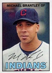 2016 Topps Heritage Base Set Michael Brantley #253 card