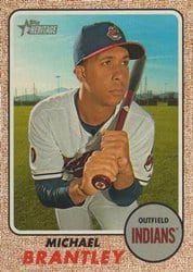2017 Topps Heritage Base Set Michael Brantley #269 card