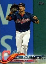 2018 Topps Base Set Michael Brantley #401 card