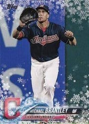 2018 Topps Holiday Base Set Michael Brantley #HMW114 card