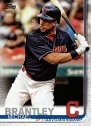 2019 Topps Base Set Michael Brantley #51 card