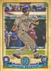 2019 Topps Gypsy Queen Base Set Michael Brantley #54 card