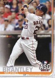 2019 Topps Update Base Set Michael Brantley #US232 card