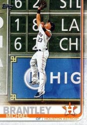2019 Topps Update Base Set Michael Brantley #US93 card