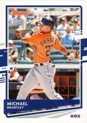 2020 Donruss Base Set Michael Brantley #116 card