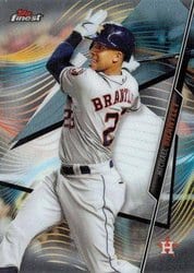 2020 Finest Base Set Michael Brantley #117 card