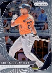 2020 Panini Prizm Base Set Michael Brantley #57 card