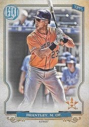 2020 Topps Gypsy Queen Base Set Michael Brantley #16 card