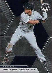 2021 Panini Mosaic Base Set Michael Brantley #92 card
