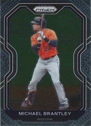 2021 Panini Prizm Base Set Michael Brantley #243 card