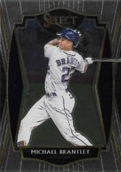 2021 Panini Select Base Set Michael Brantley #129 card