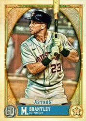 2021 Topps Gypsy Queen Base Set Michael Brantley #80 card