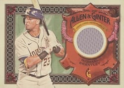 2022 Topps Allen & Ginter Relics (Pattern A) Michael Brantley #AGRA-MB card
