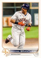 2022 Topps Base Set Michael Brantley #199 card