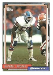 1992 Topps Base Set Michael Brooks #318 card