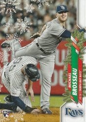 2020 Topps Holiday Base Set Michael Brosseau #HW183 card