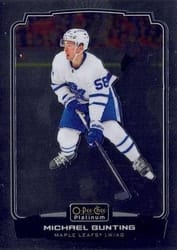 2022-23 O-Pee-Chee Platinum Base Set Michael Bunting #5 card