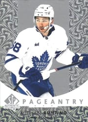 2022-23 SP Authentic Pageantry Michael Bunting #P-49 card