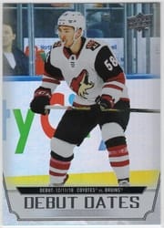 2022-23 Upper Deck Debut Dates Michael Bunting #DD-19 card