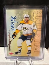 2025-26 Flair Autographics Michael Bunting #A-BU