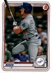 2020 Bowman Draft Base Set Michael Busch #BD-42 card