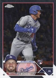 2023 Topps Chrome Update Base Set Michael Busch #USC105 card