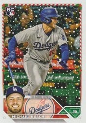 2023 Topps Holiday Base Set Michael Busch #H130 card