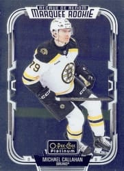 2025-26 O-Pee-Chee Platinum Base Set Michael Callahan #203 card